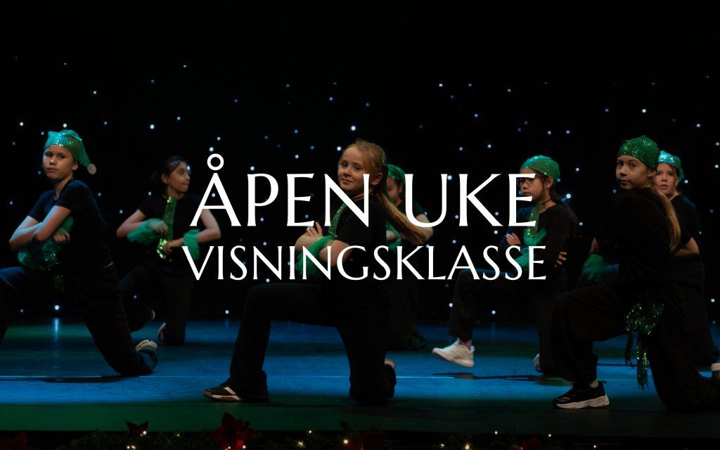 Åpen uke med visningsklasser våren 2026